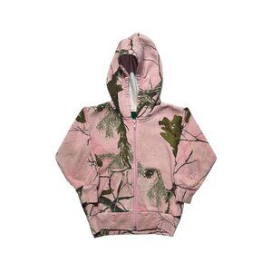 Y2K Pink Camouflage Realtree Kids Hoodie